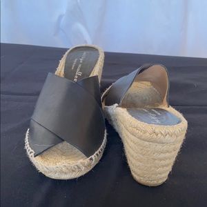 Back espadrille wedges